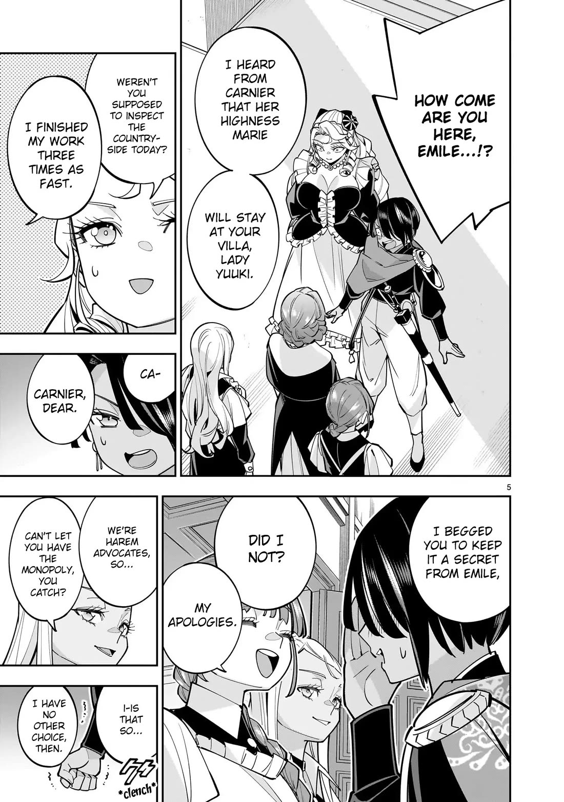 The Death Defying Princess Creates a Yuri Harem to Survive Chapter 10 page 5 - Chapter 10: I've Done It Again...