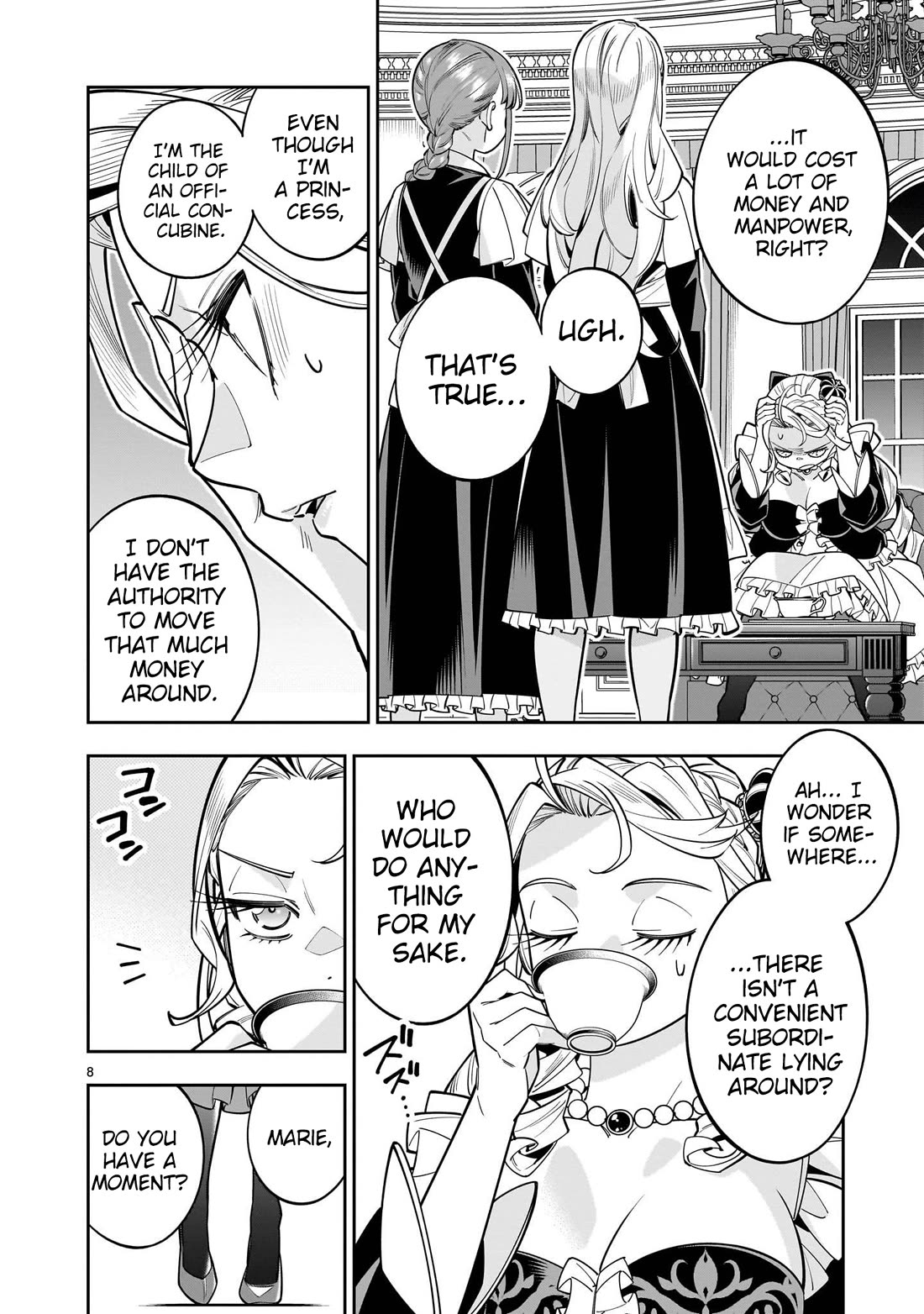 The Death Defying Princess Creates a Yuri Harem to Survive Chapter 16 page 9 - Chapter 16