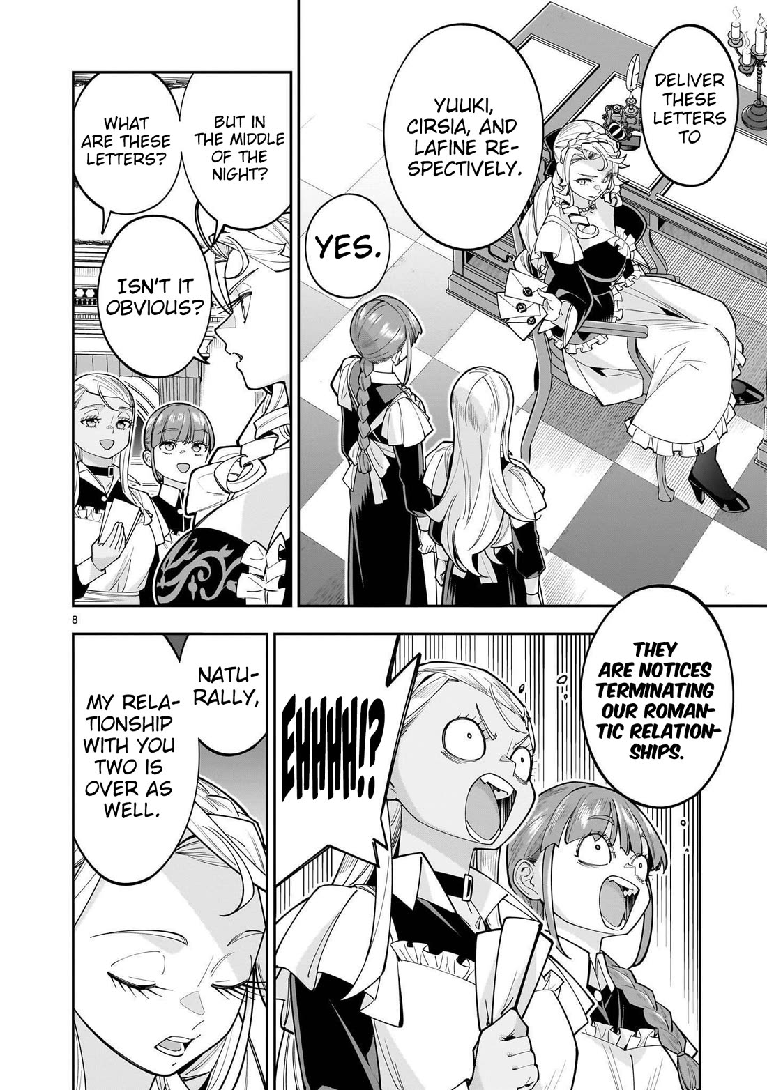 The Death Defying Princess Creates a Yuri Harem to Survive Chapter 18 page 9 - Chapter 18
