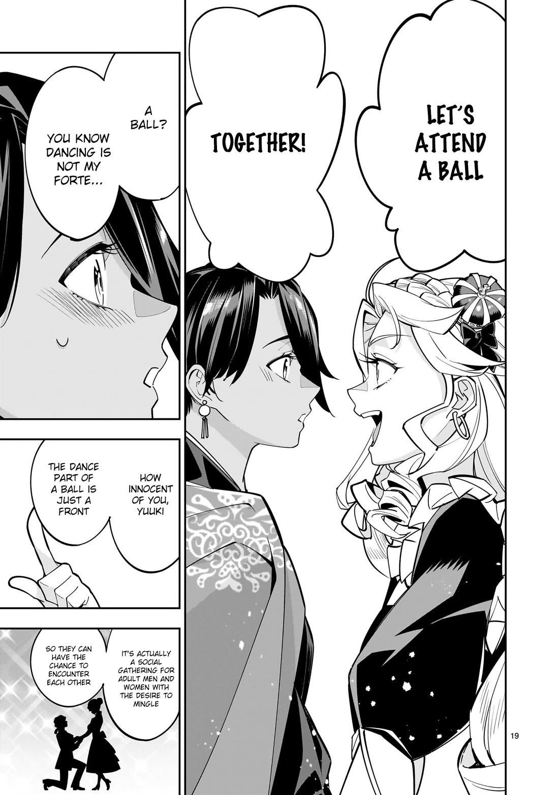 The Death Defying Princess Creates a Yuri Harem to Survive Chapter 2 page 19 - Chapter 2: The Disgust I Feel Towards the Male Body is Intense!