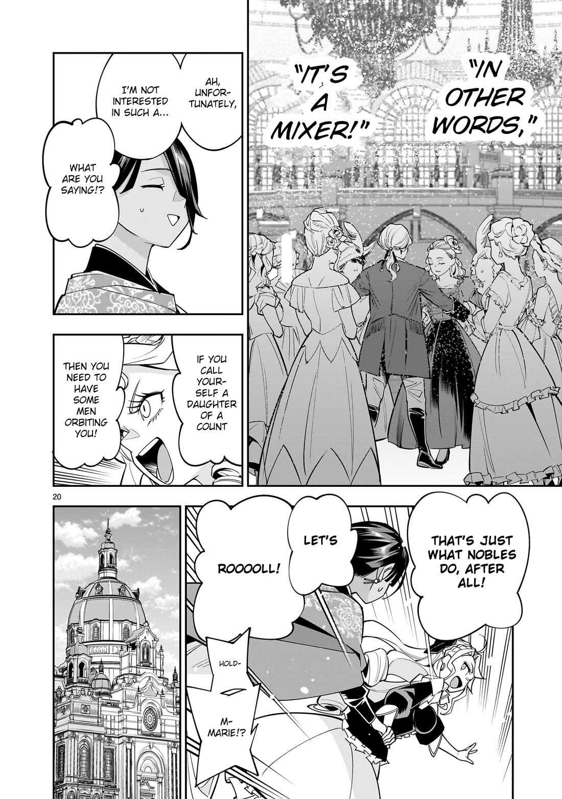 The Death Defying Princess Creates a Yuri Harem to Survive Chapter 2 page 20 - Chapter 2: The Disgust I Feel Towards the Male Body is Intense!