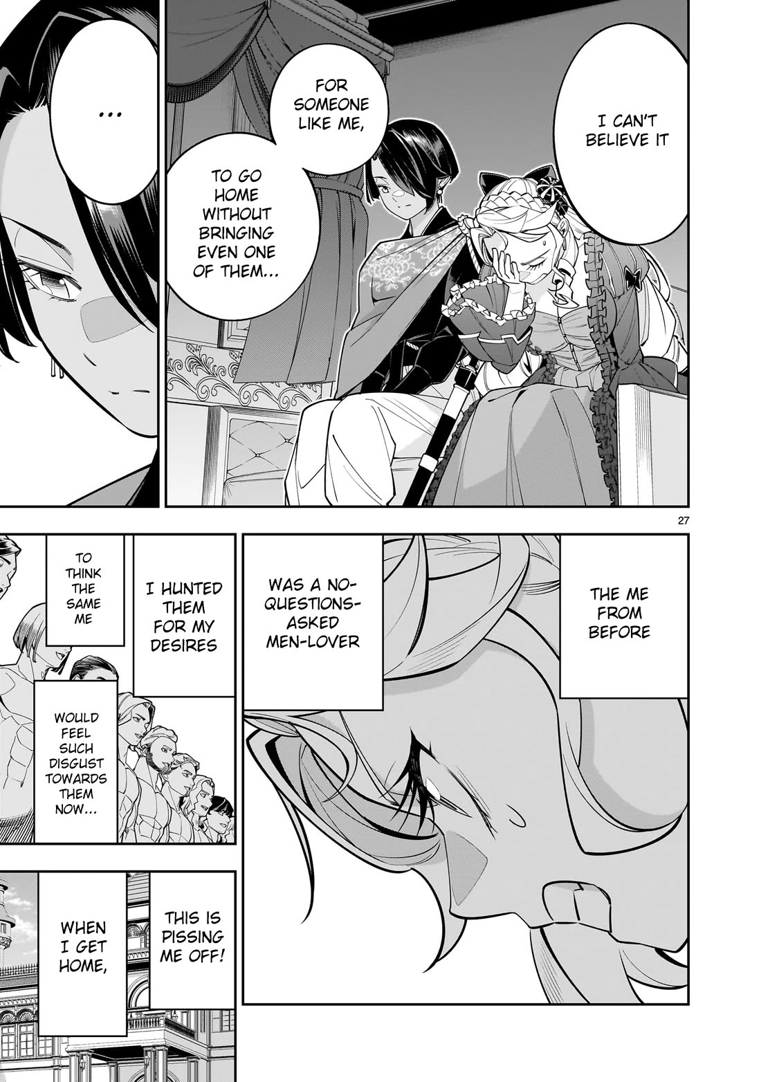 The Death Defying Princess Creates a Yuri Harem to Survive Chapter 2 page 27 - Chapter 2: The Disgust I Feel Towards the Male Body is Intense!