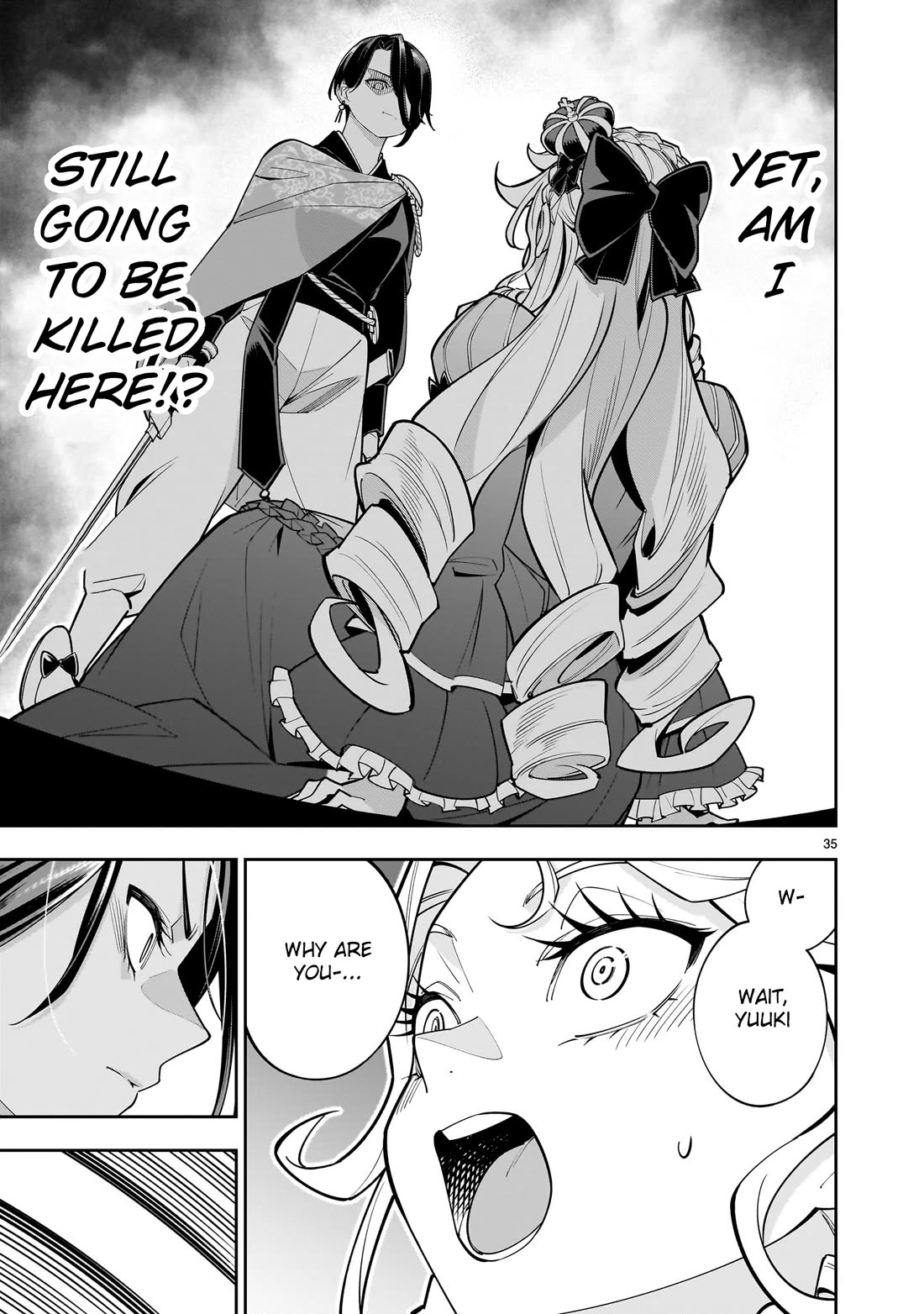 The Death Defying Princess Creates a Yuri Harem to Survive Chapter 2 page 35 - Chapter 2: The Disgust I Feel Towards the Male Body is Intense!