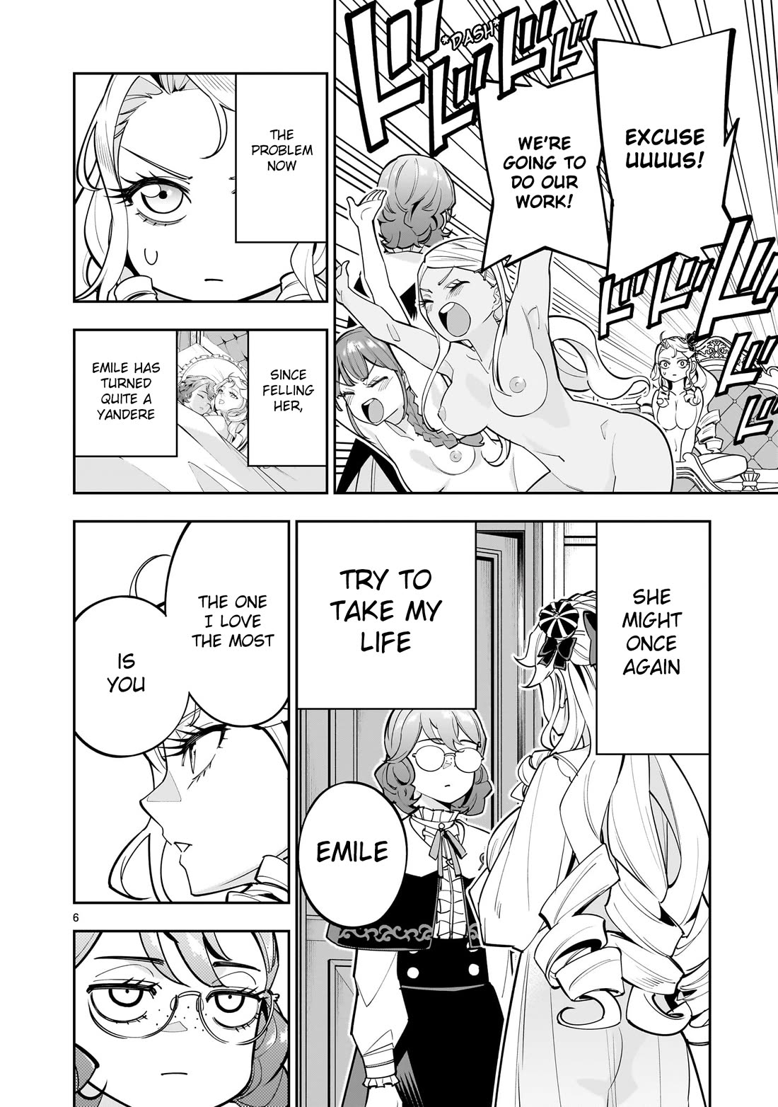 The Death Defying Princess Creates a Yuri Harem to Survive Chapter 2 page 6 - Chapter 2: The Disgust I Feel Towards the Male Body is Intense!