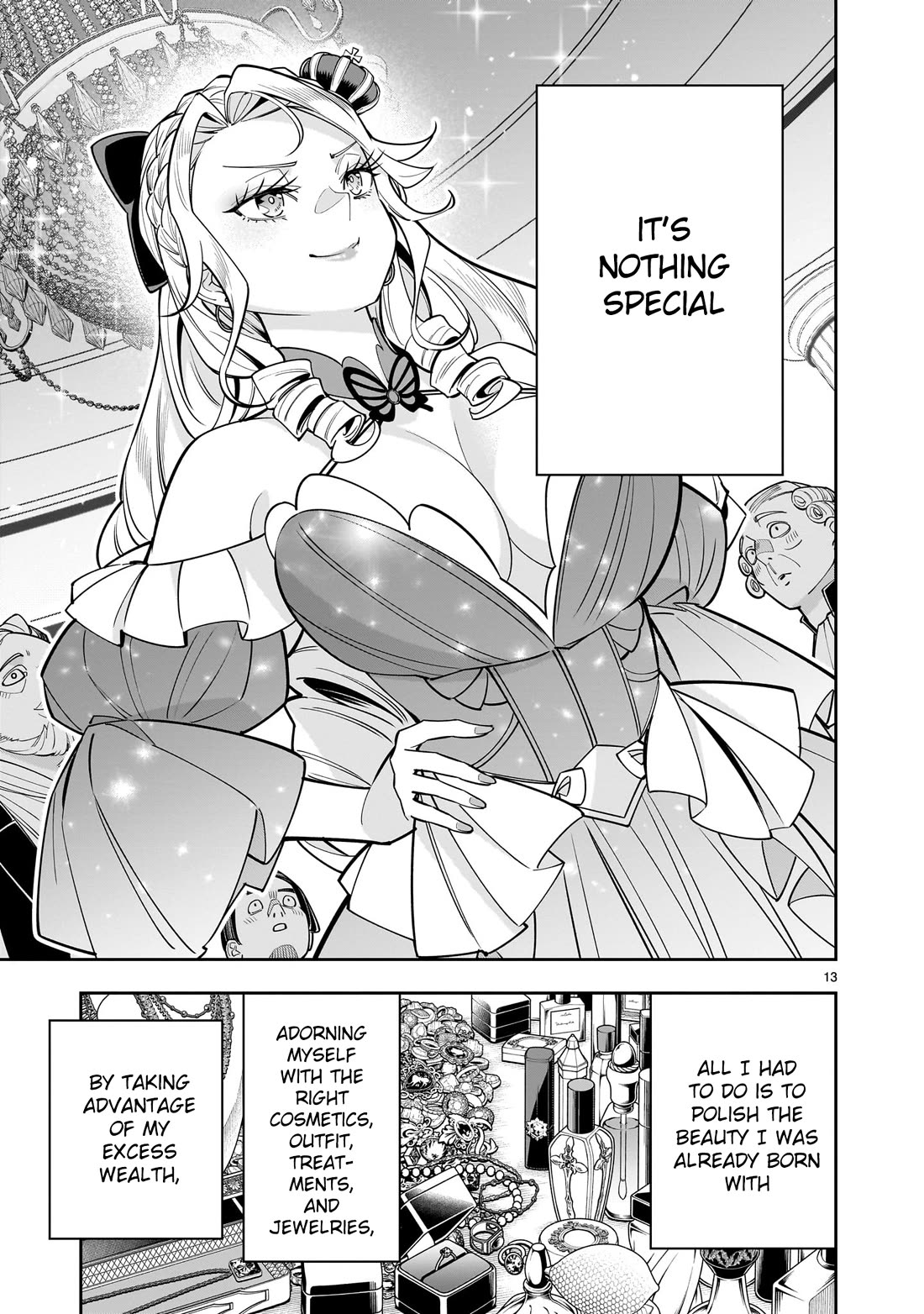 The Death Defying Princess Creates a Yuri Harem to Survive Chapter 3 page 12 - Chapter 3: Her Face Has Completely Turned into That of a Female’s!