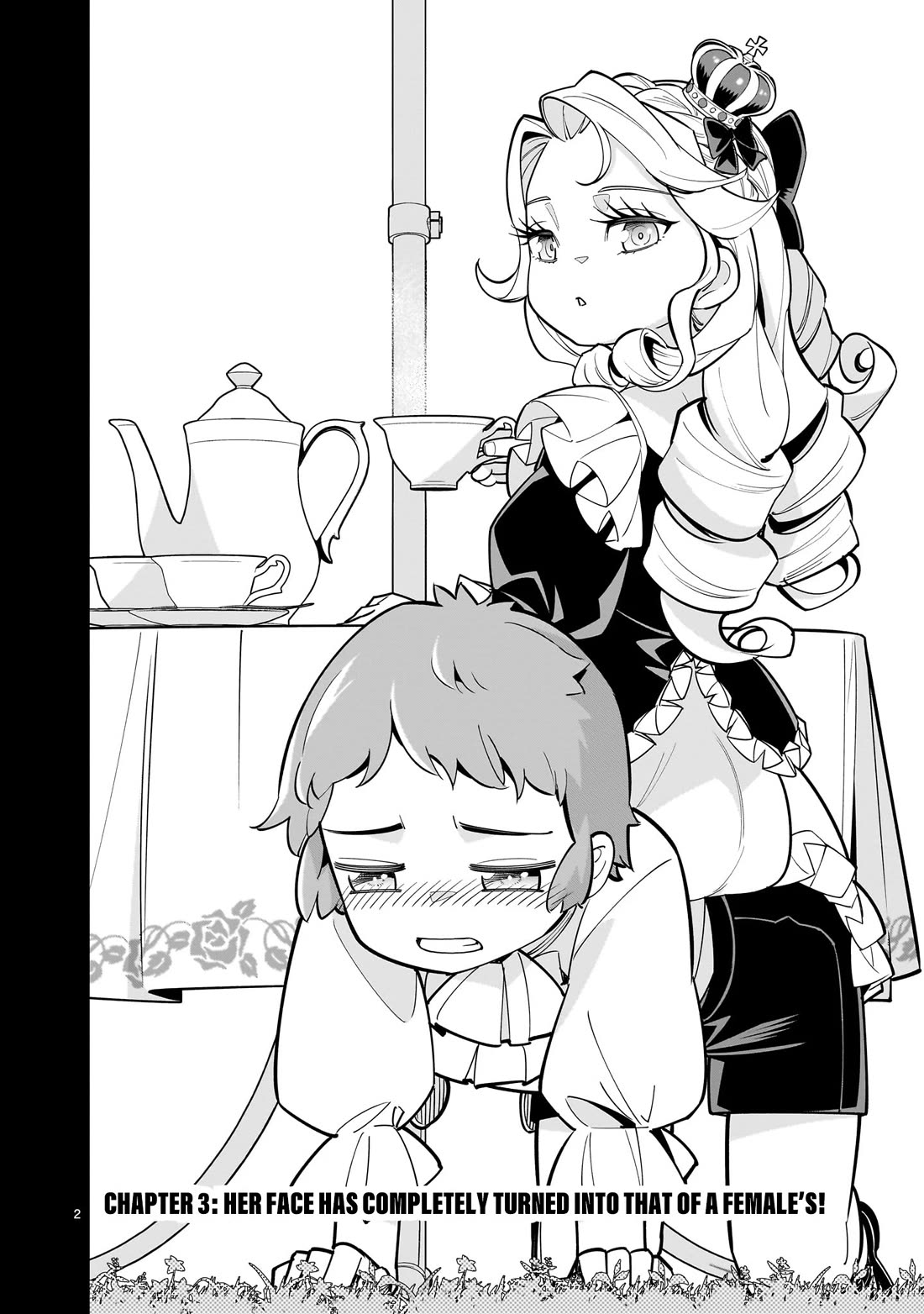 The Death Defying Princess Creates a Yuri Harem to Survive Chapter 3 page 2 - Chapter 3: Her Face Has Completely Turned into That of a Female’s!