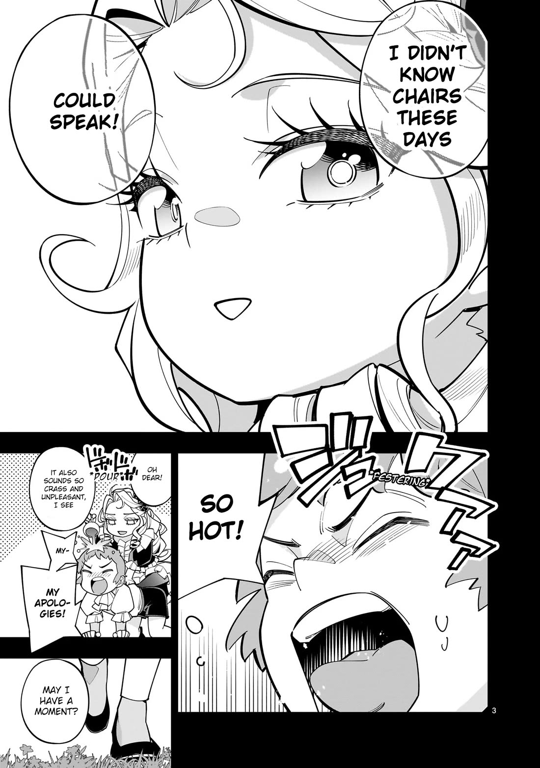 The Death Defying Princess Creates a Yuri Harem to Survive Chapter 3 page 3 - Chapter 3: Her Face Has Completely Turned into That of a Female’s!
