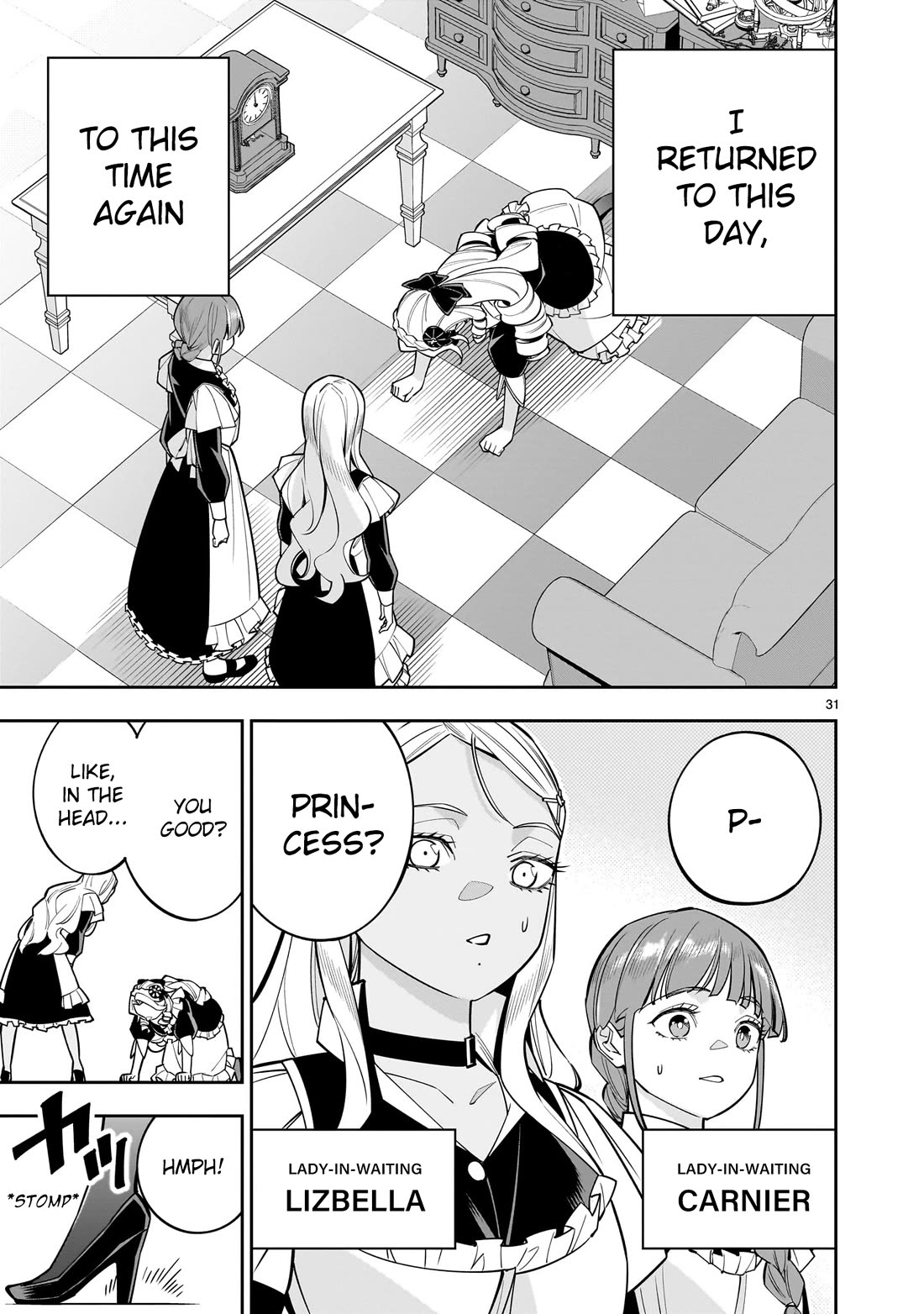 The Death Defying Princess Creates a Yuri Harem to Survive Chapter 3 page 30 - Chapter 3: Her Face Has Completely Turned into That of a Female’s!