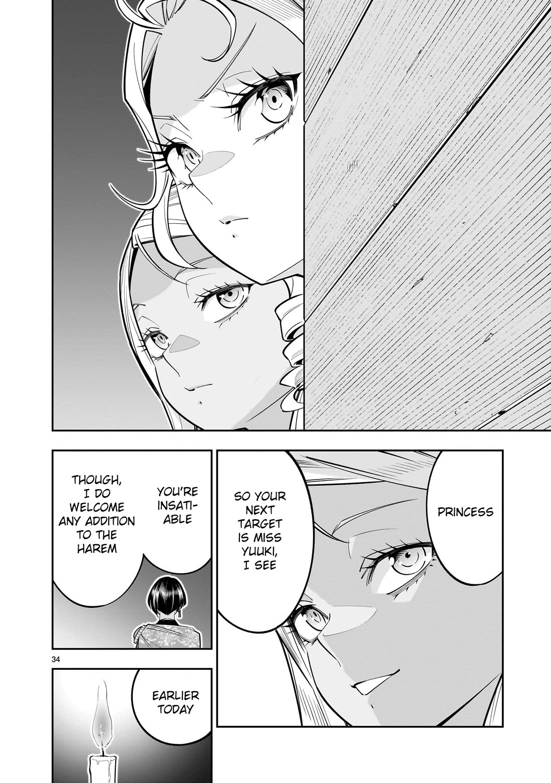 The Death Defying Princess Creates a Yuri Harem to Survive Chapter 3 page 33 - Chapter 3: Her Face Has Completely Turned into That of a Female’s!