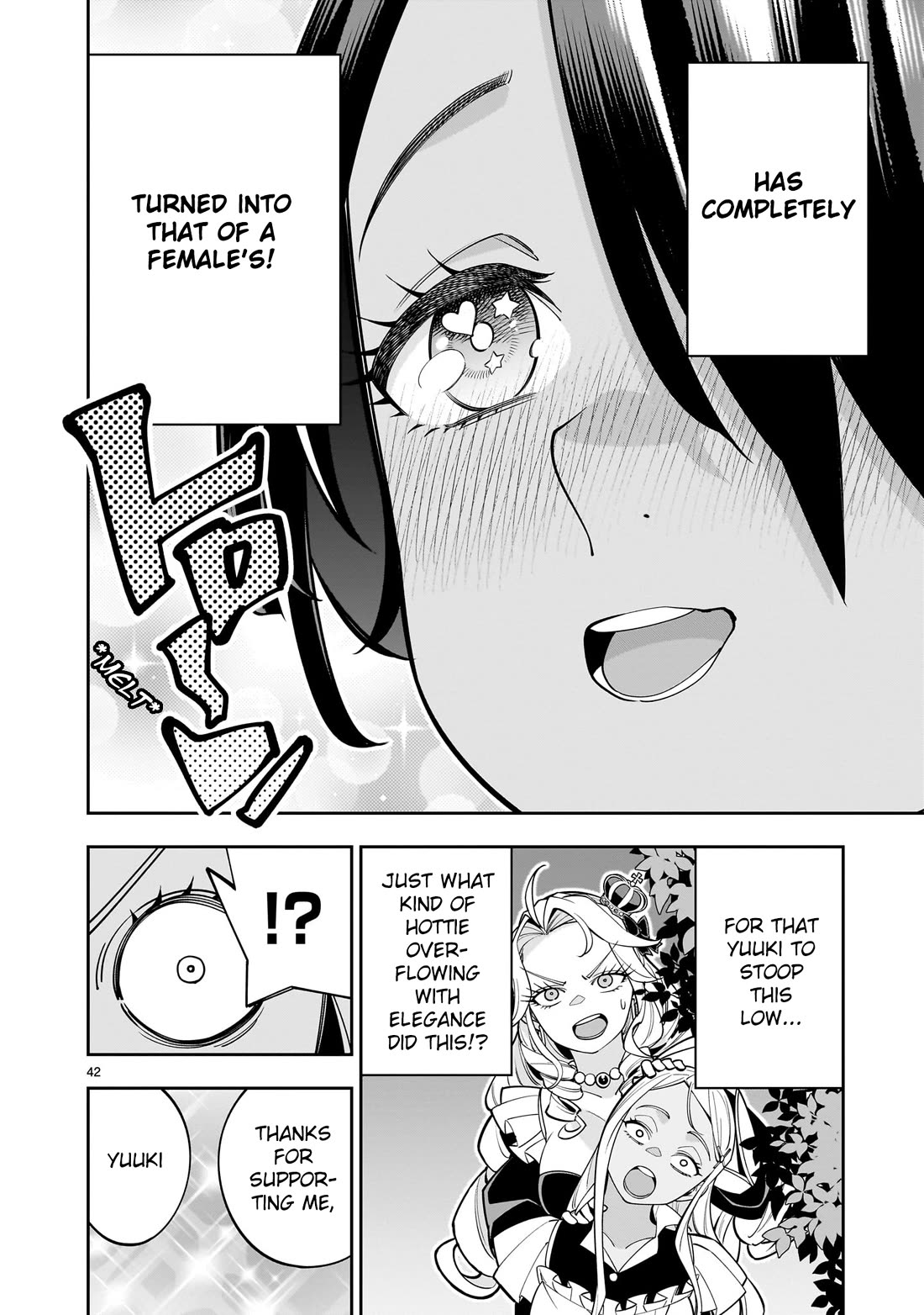 The Death Defying Princess Creates a Yuri Harem to Survive Chapter 3 page 40 - Chapter 3: Her Face Has Completely Turned into That of a Female’s!