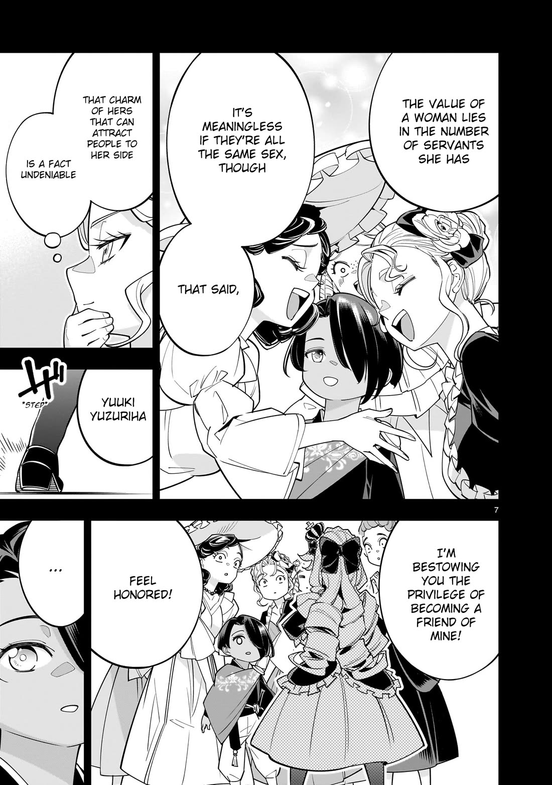 The Death Defying Princess Creates a Yuri Harem to Survive Chapter 3 page 7 - Chapter 3: Her Face Has Completely Turned into That of a Female’s!