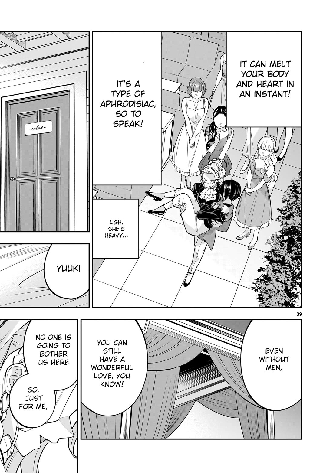 The Death Defying Princess Creates a Yuri Harem to Survive Chapter 4 page 38 - Chapter 4: You Can Still Have a Wonderful Love Even Without Men, You Know!