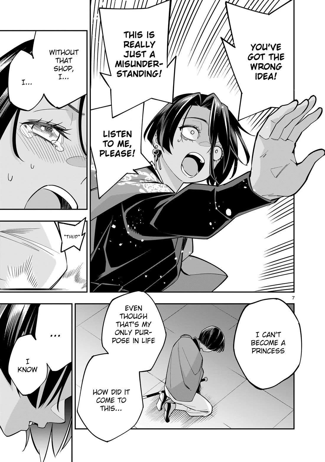 The Death Defying Princess Creates a Yuri Harem to Survive Chapter 4 page 7 - Chapter 4: You Can Still Have a Wonderful Love Even Without Men, You Know!
