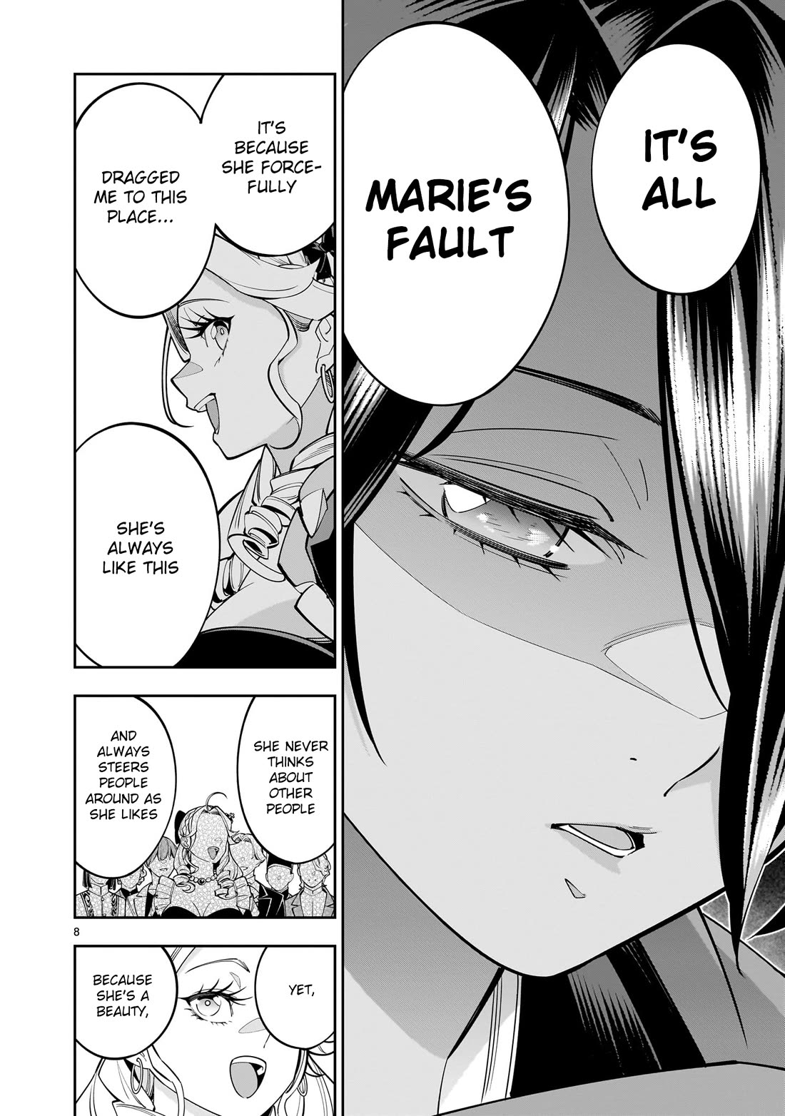 The Death Defying Princess Creates a Yuri Harem to Survive Chapter 4 page 8 - Chapter 4: You Can Still Have a Wonderful Love Even Without Men, You Know!