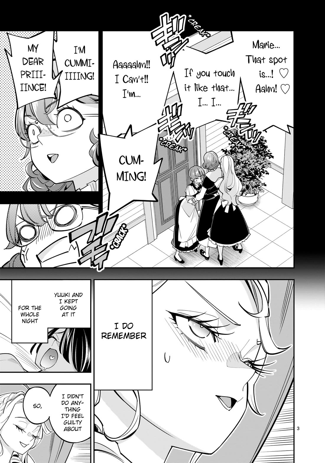 The Death Defying Princess Creates a Yuri Harem to Survive Chapter 5 page 3 - Chapter 5: I Didn’t Do Anything I’d Feel Guilty About