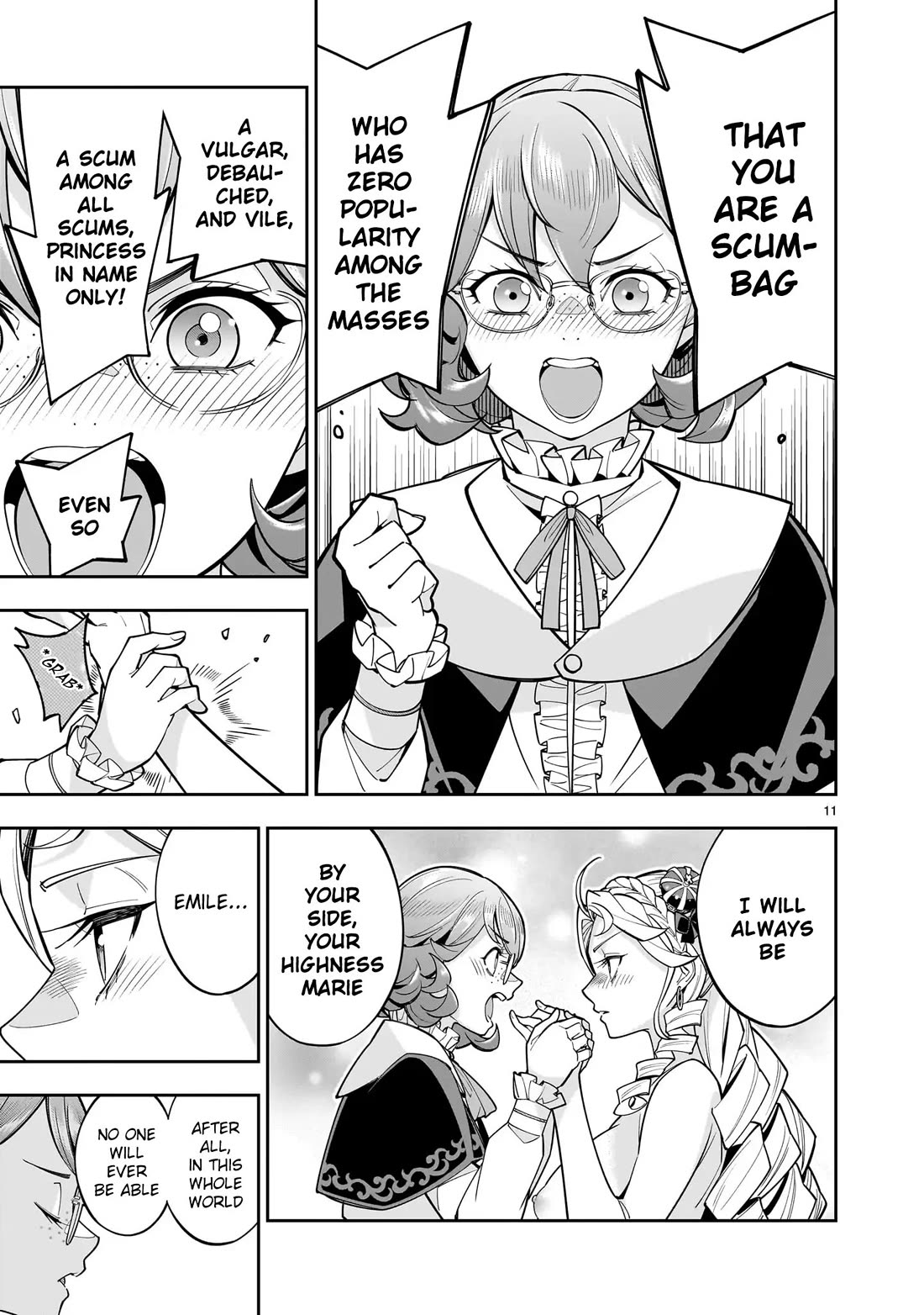 The Death Defying Princess Creates a Yuri Harem to Survive Chapter 8 page 11 - Chapter 8: You Can Cum to a More Wondrous World