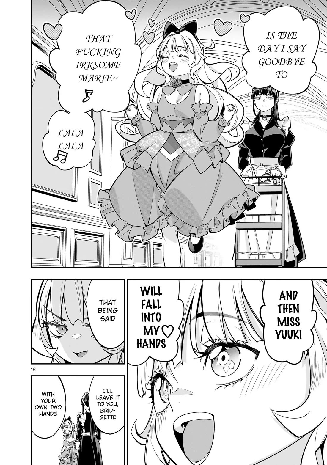 The Death Defying Princess Creates a Yuri Harem to Survive Chapter 8 page 16 - Chapter 8: You Can Cum to a More Wondrous World