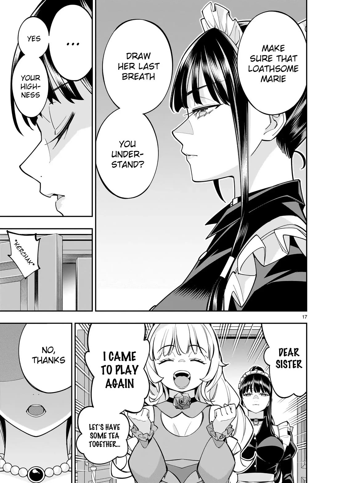 The Death Defying Princess Creates a Yuri Harem to Survive Chapter 8 page 17 - Chapter 8: You Can Cum to a More Wondrous World