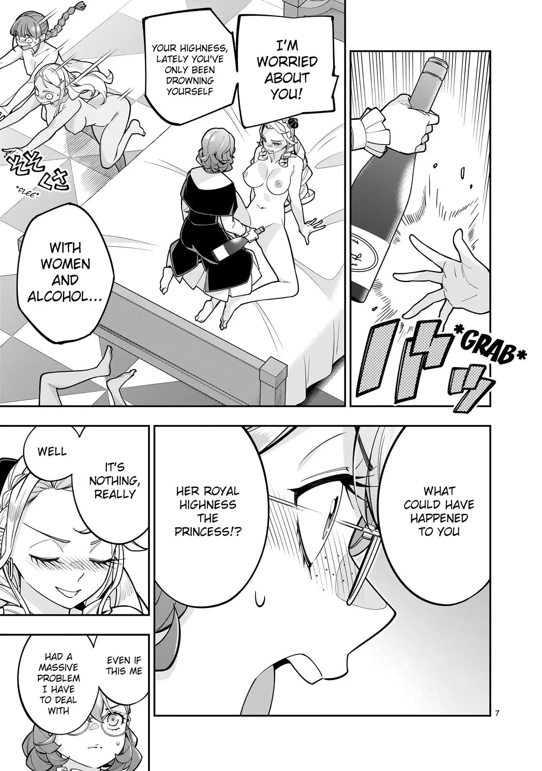 The Death Defying Princess Creates a Yuri Harem to Survive Chapter 8 page 7 - Chapter 8: You Can Cum to a More Wondrous World