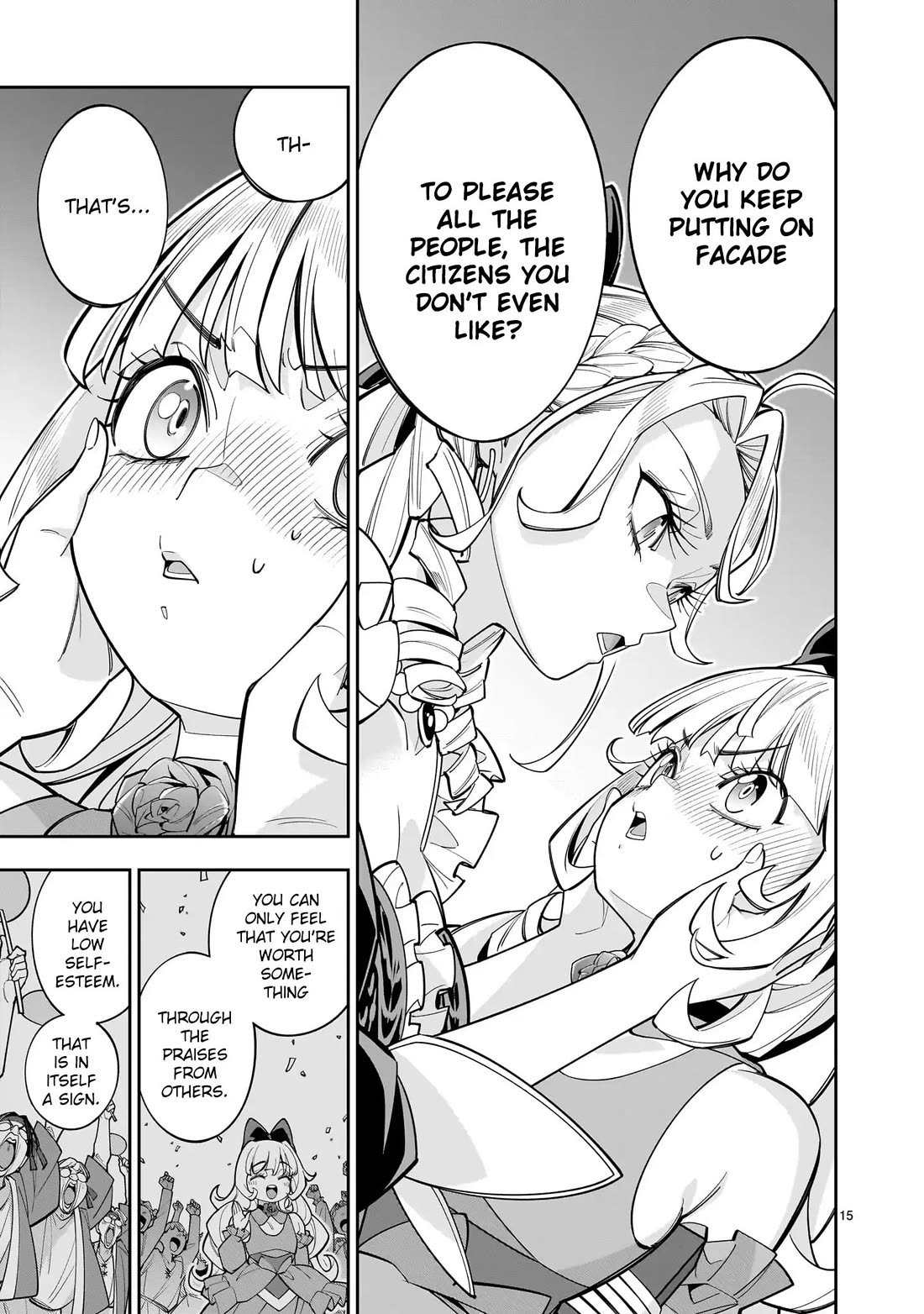 The Death Defying Princess Creates a Yuri Harem to Survive Chapter 9 page 14 - Chapter 9: Such A Vulgar Swine