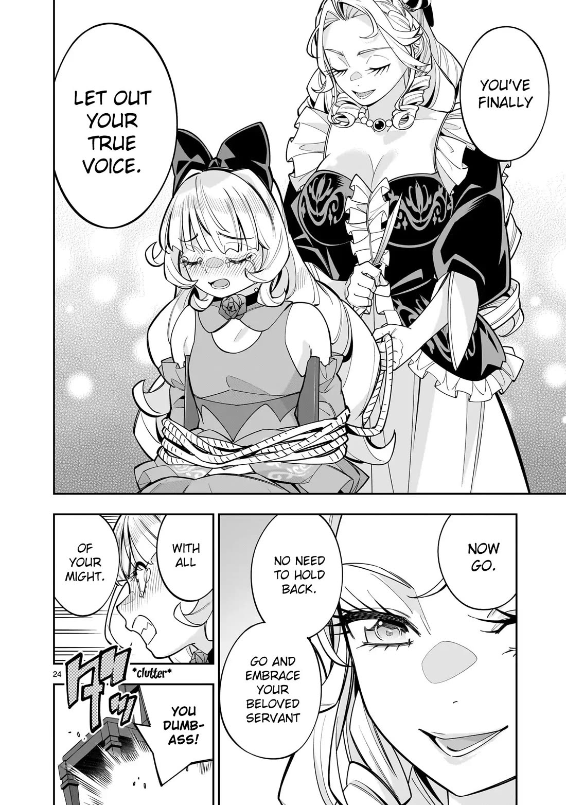 The Death Defying Princess Creates a Yuri Harem to Survive Chapter 9 page 22 - Chapter 9: Such A Vulgar Swine