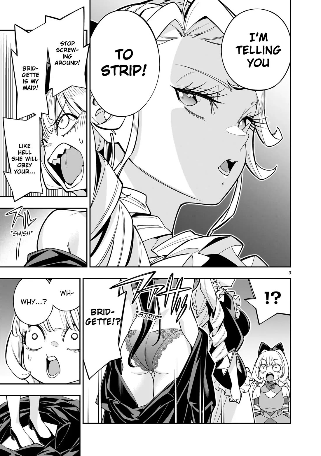 The Death Defying Princess Creates a Yuri Harem to Survive Chapter 9 page 3 - Chapter 9: Such A Vulgar Swine