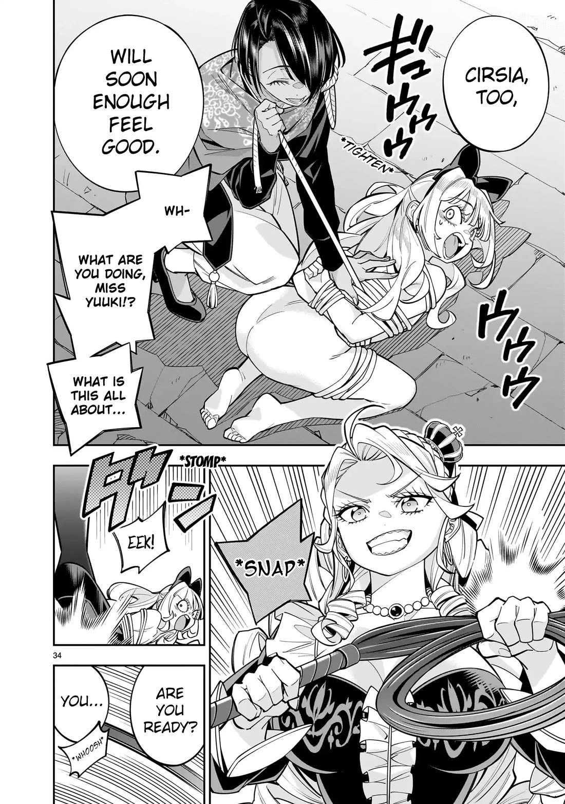 The Death Defying Princess Creates a Yuri Harem to Survive Chapter 9 page 32 - Chapter 9: Such A Vulgar Swine