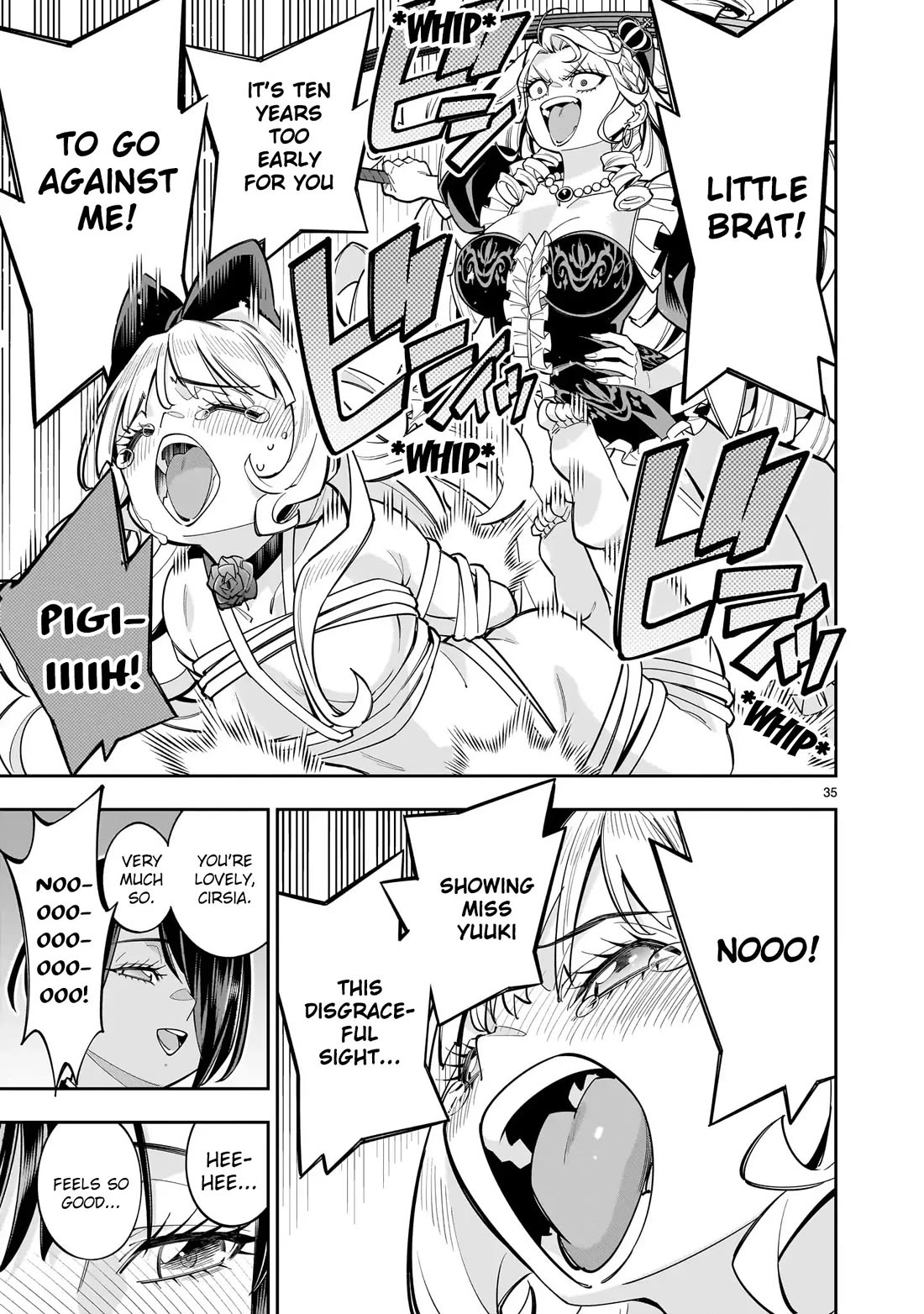 The Death Defying Princess Creates a Yuri Harem to Survive Chapter 9 page 33 - Chapter 9: Such A Vulgar Swine