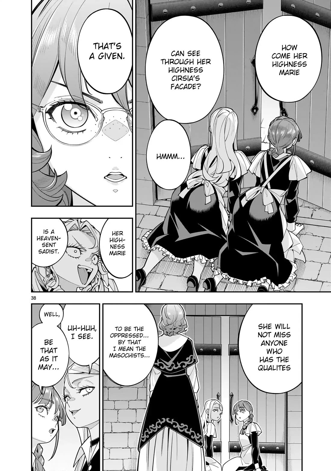 The Death Defying Princess Creates a Yuri Harem to Survive Chapter 9 page 36 - Chapter 9: Such A Vulgar Swine