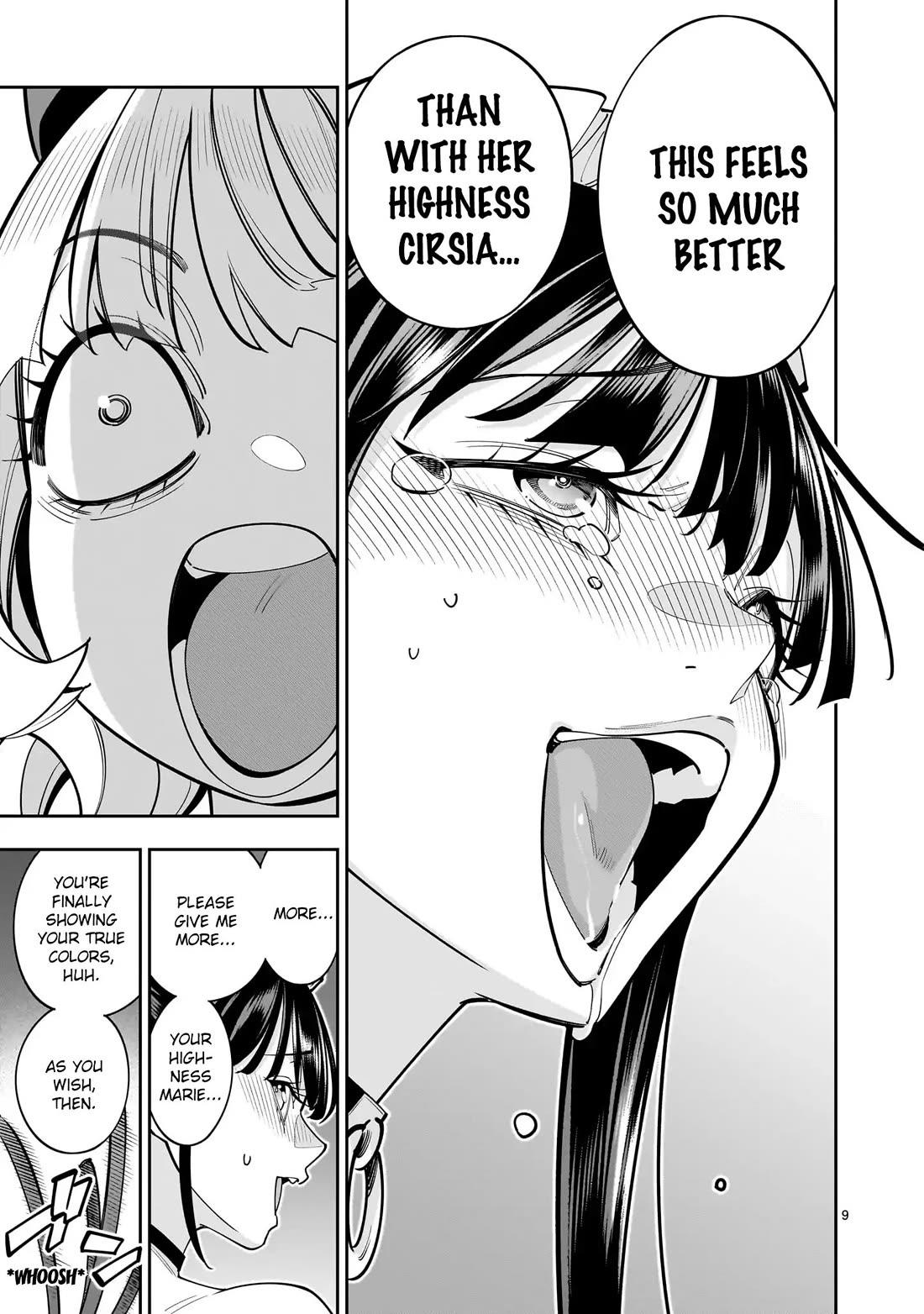 The Death Defying Princess Creates a Yuri Harem to Survive Chapter 9 page 9 - Chapter 9: Such A Vulgar Swine