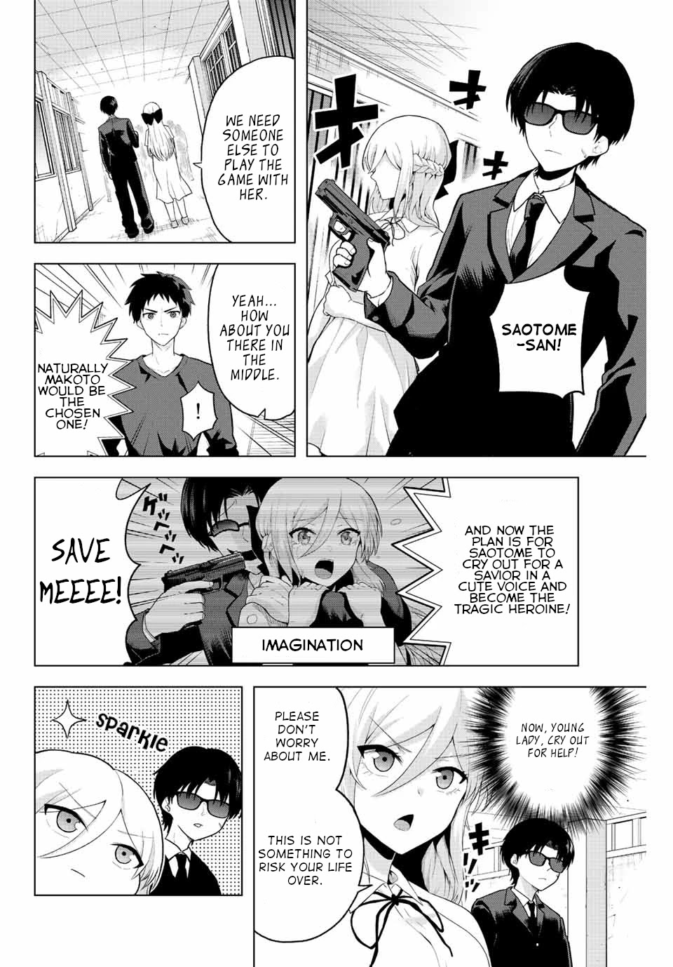The Death Game Is All That Saotome-san Has Left Chapter 1 page 29 - Chapter 1: Nothing but an iron ball.