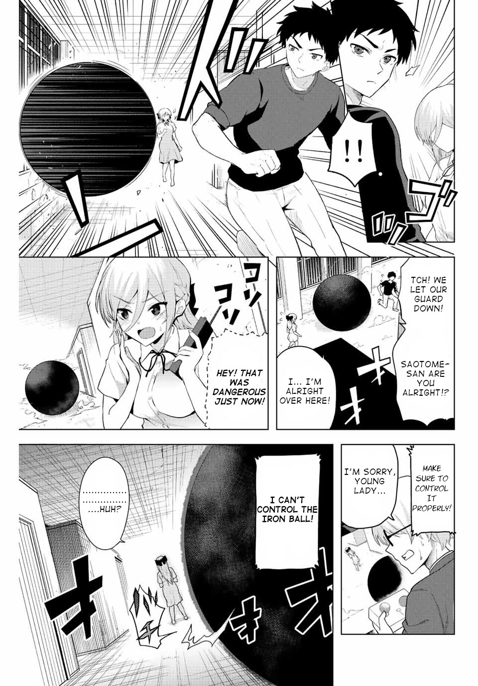The Death Game Is All That Saotome-san Has Left Chapter 1 page 36 - Chapter 1: Nothing but an iron ball.