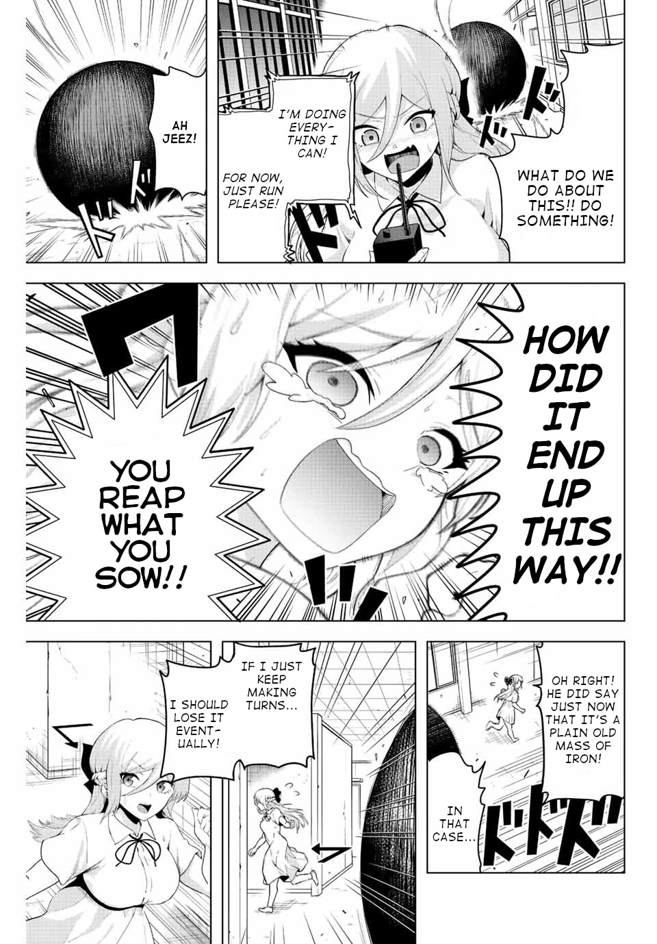 The Death Game Is All That Saotome-san Has Left Chapter 1 page 38 - Chapter 1: Nothing but an iron ball.