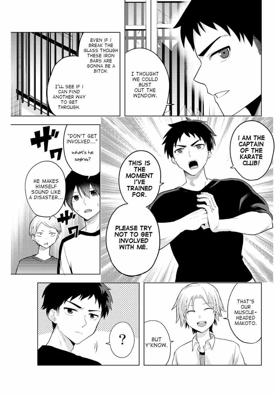 The Death Game Is All That Saotome-san Has Left Chapter 1 page 4 - Chapter 1: Nothing but an iron ball.