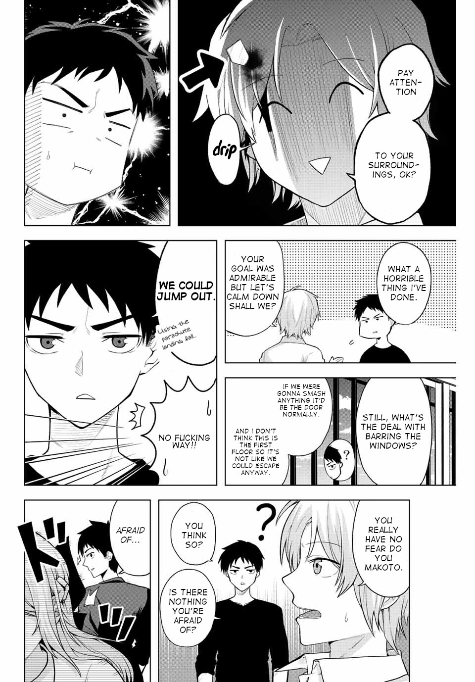 The Death Game Is All That Saotome-san Has Left Chapter 1 page 5 - Chapter 1: Nothing but an iron ball.