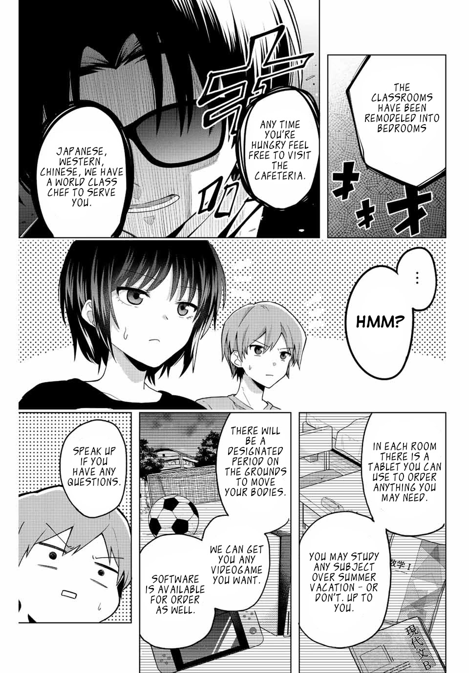 The Death Game Is All That Saotome-san Has Left Chapter 1 page 50 - Chapter 1: Nothing but an iron ball.
