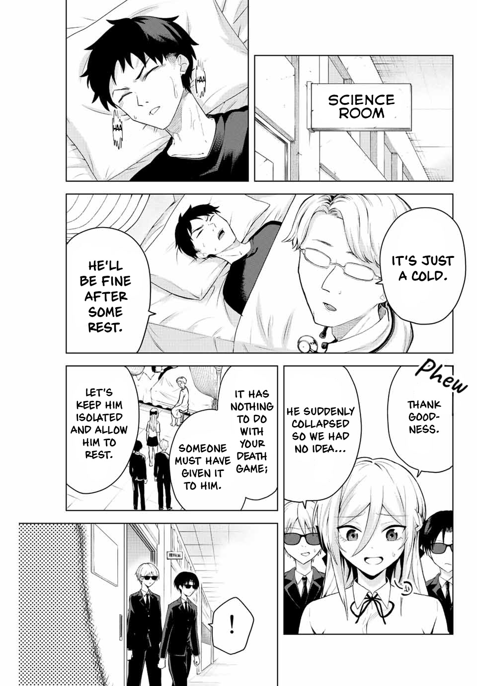 The Death Game Is All That Saotome-san Has Left Chapter 12 page 1 - Chapter 12: Nothing but nursing (1.)