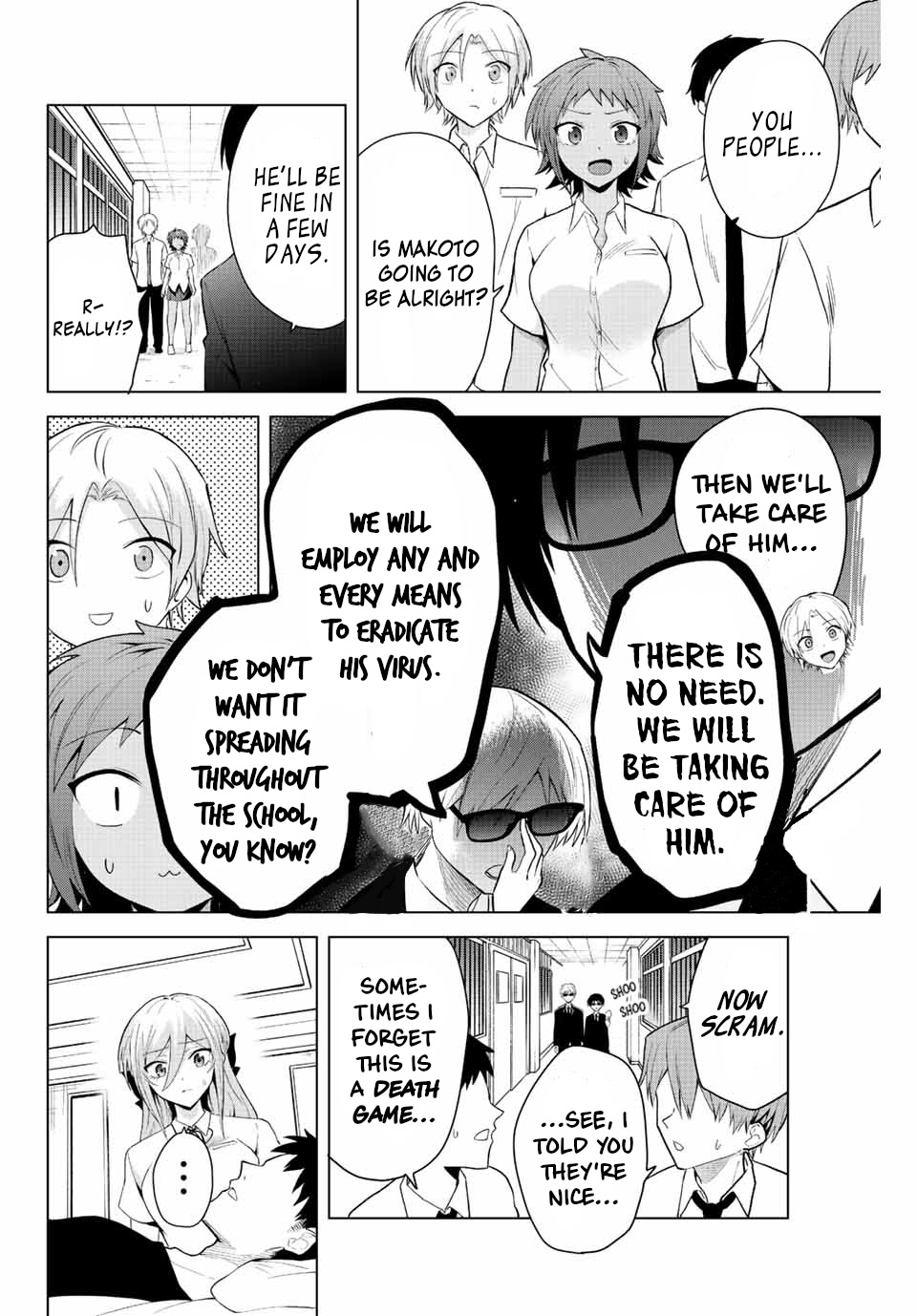 The Death Game Is All That Saotome-san Has Left Chapter 12 page 2 - Chapter 12: Nothing but nursing (1.)