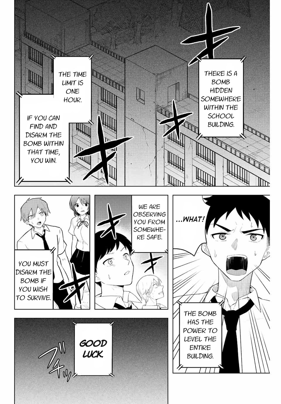 The Death Game Is All That Saotome-san Has Left Chapter 2 page 10 - Chapter 2: Nothing but a time bomb (1).