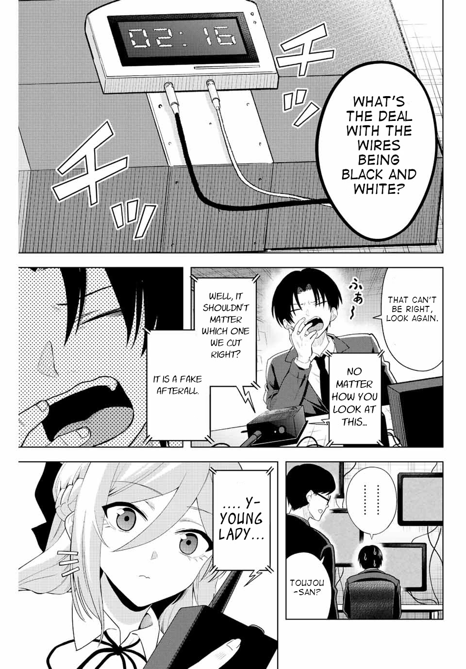 The Death Game Is All That Saotome-san Has Left Chapter 2 page 19 - Chapter 2: Nothing but a time bomb (1).
