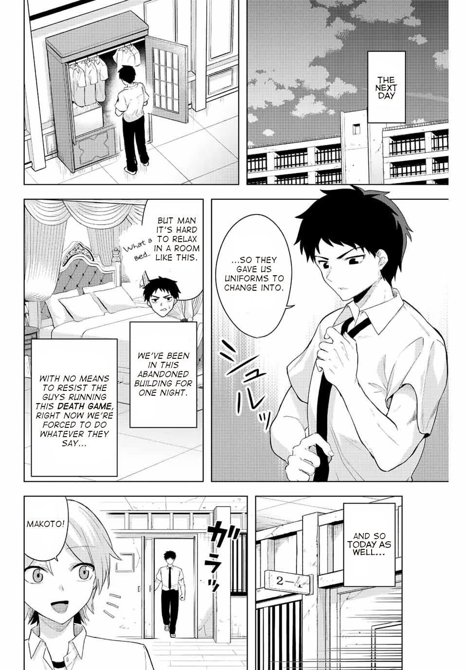The Death Game Is All That Saotome-san Has Left Chapter 2 page 4 - Chapter 2: Nothing but a time bomb (1).
