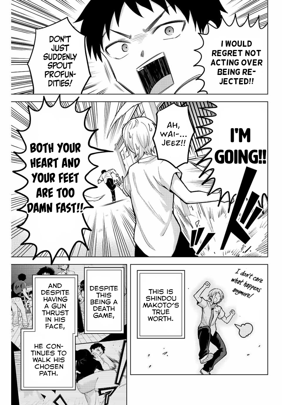 The Death Game Is All That Saotome-san Has Left Chapter 22 page 12 - Chapter 22: Nothing but a confession (1.)