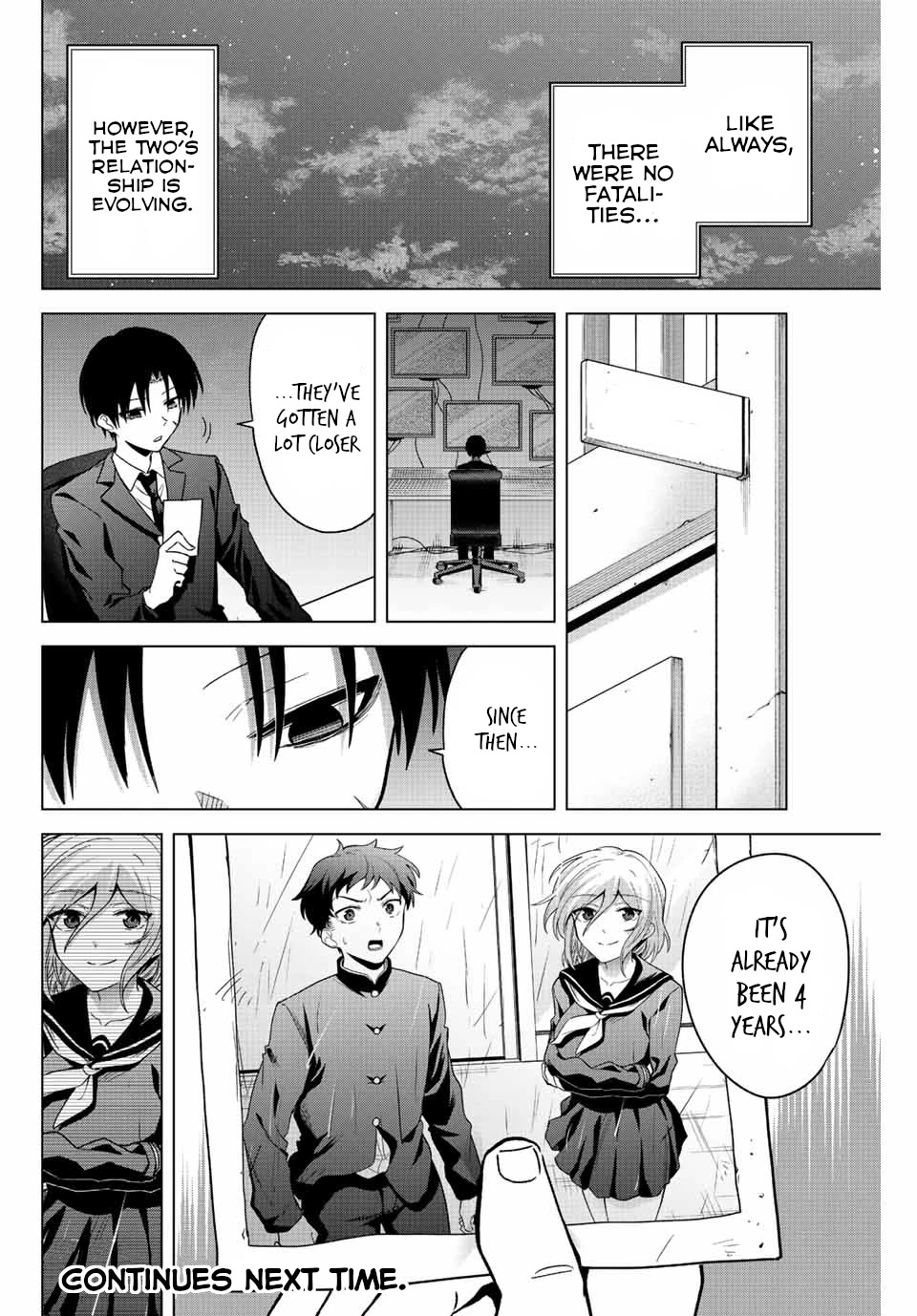 The Death Game Is All That Saotome-san Has Left Chapter 26 page 14 - Chapter 26: Nothing but Crossing a Steel Beam (2.)