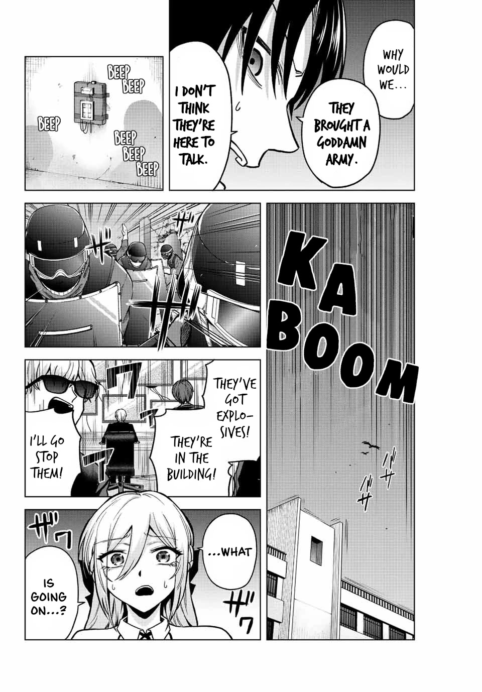 The Death Game Is All That Saotome-san Has Left Chapter 30 page 6 - Chapter 30: Nothing but a raid.