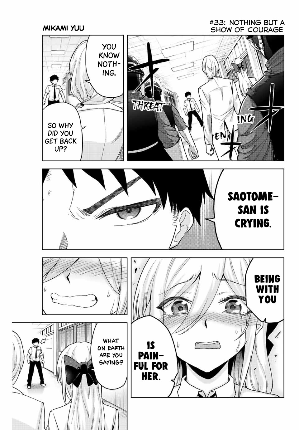The Death Game Is All That Saotome-san Has Left Chapter 33 page 1 - Chapter 33: Nothing but a show of courage.