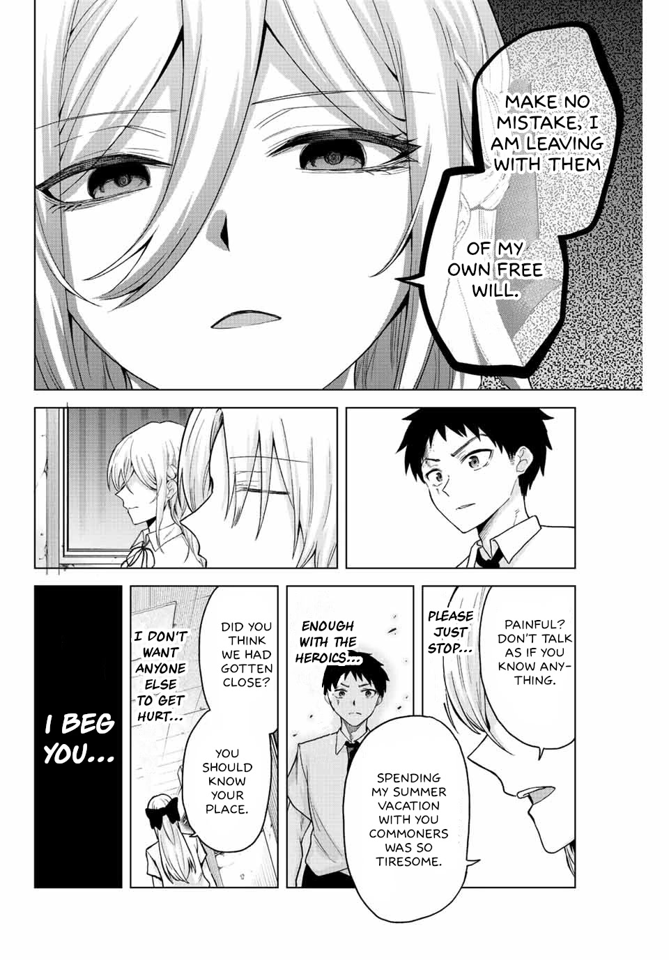 The Death Game Is All That Saotome-san Has Left Chapter 33 page 2 - Chapter 33: Nothing but a show of courage.