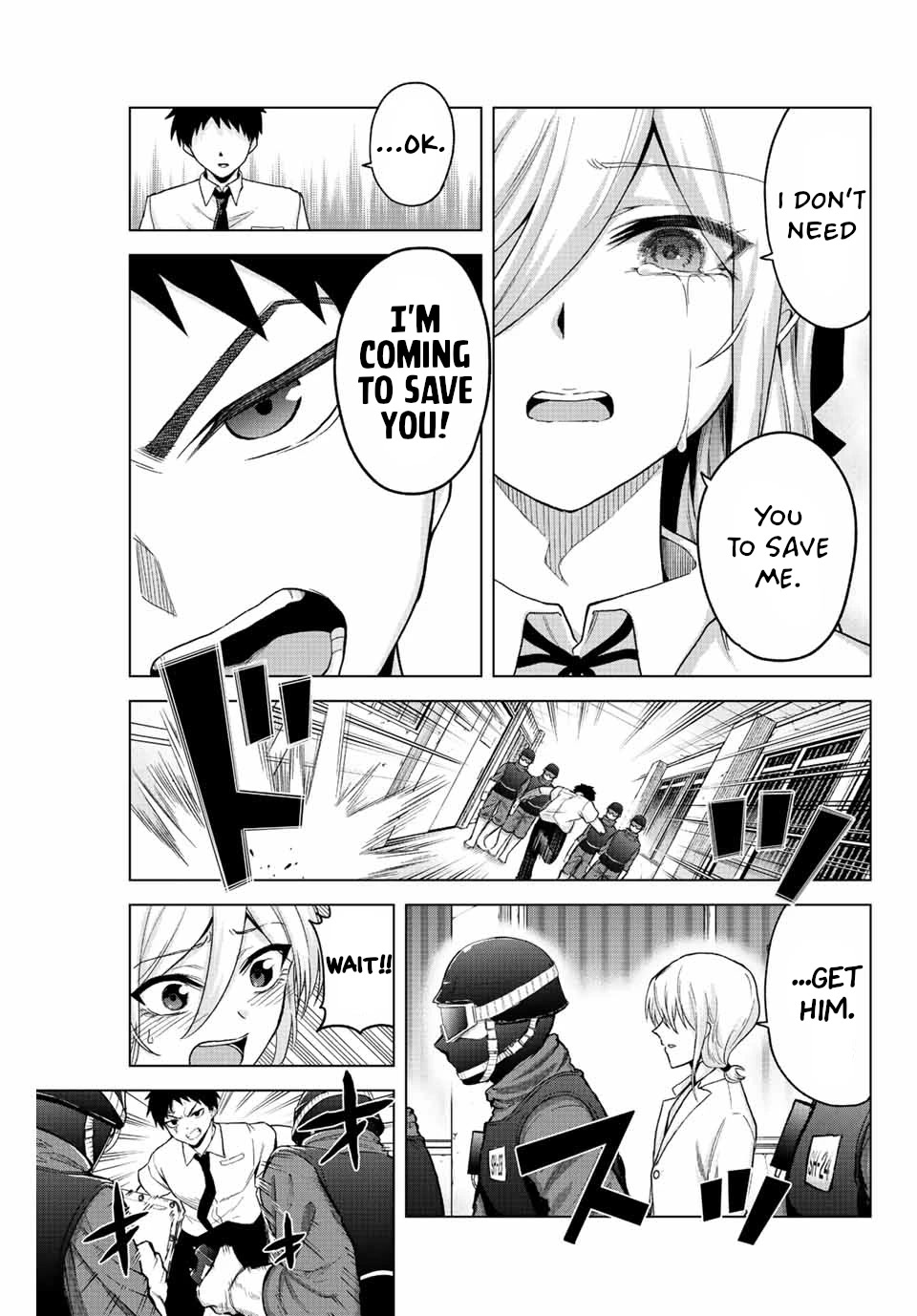 The Death Game Is All That Saotome-san Has Left Chapter 33 page 3 - Chapter 33: Nothing but a show of courage.