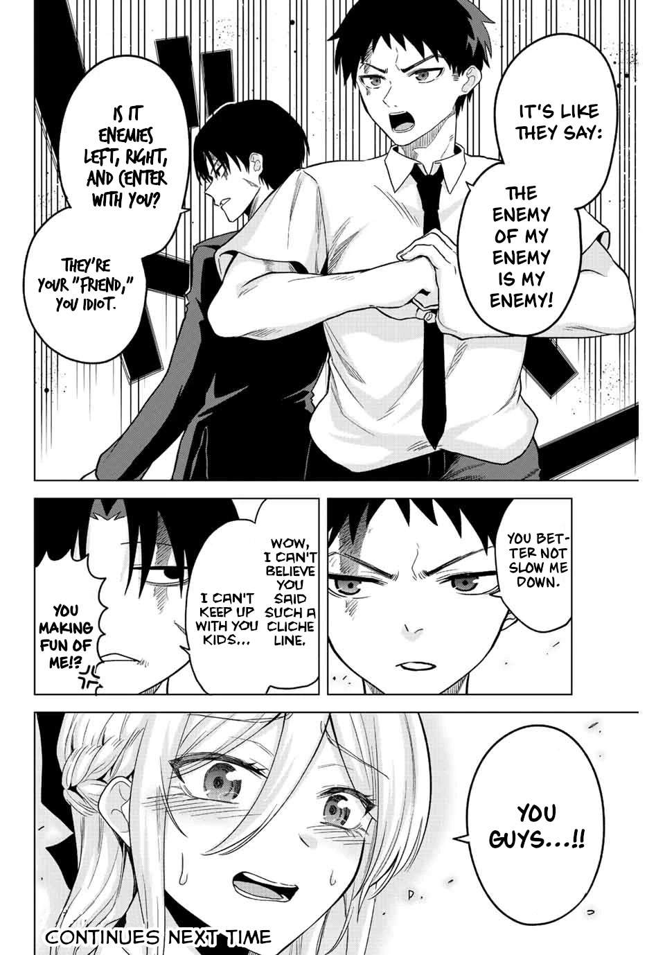 The Death Game Is All That Saotome-san Has Left Chapter 33 page 8 - Chapter 33: Nothing but a show of courage.