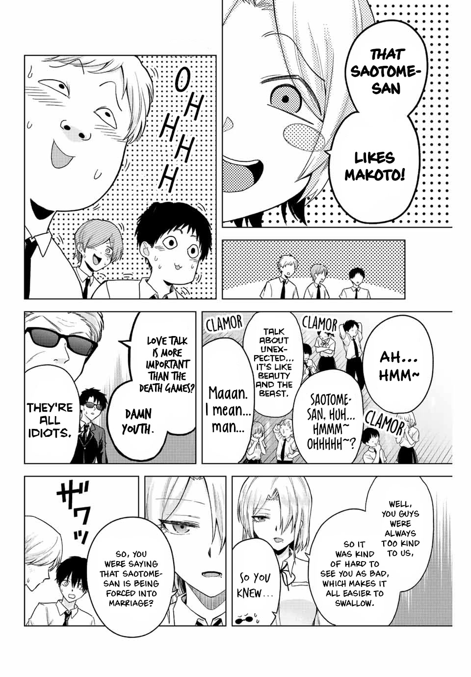 The Death Game Is All That Saotome-san Has Left Chapter 34 page 4 - Chapter 34: Nothing but a counterattack.