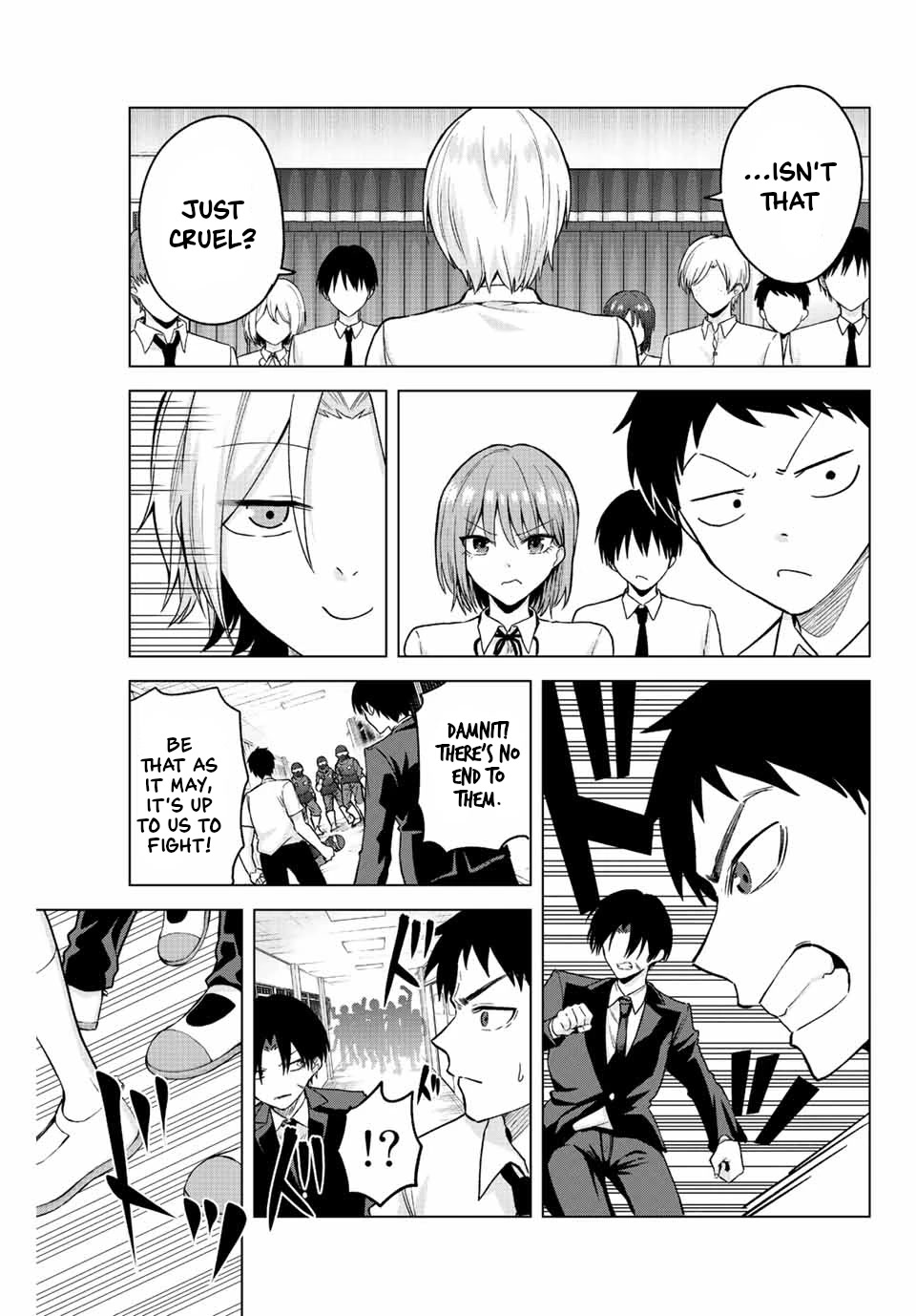The Death Game Is All That Saotome-san Has Left Chapter 34 page 5 - Chapter 34: Nothing but a counterattack.